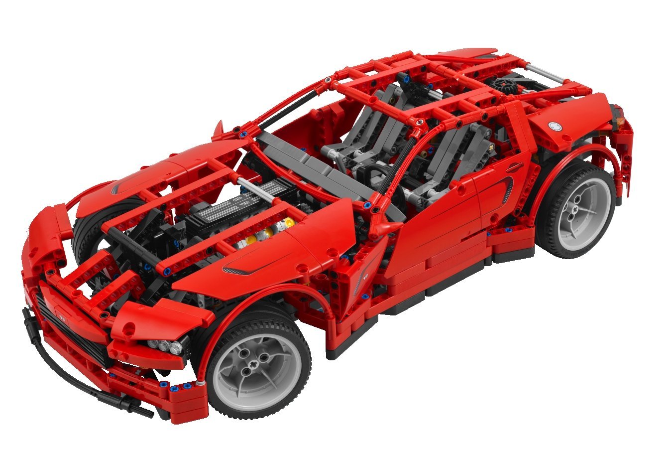 lego technic red race car