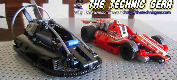 Just done - LEGO Race Car and Hovercraft