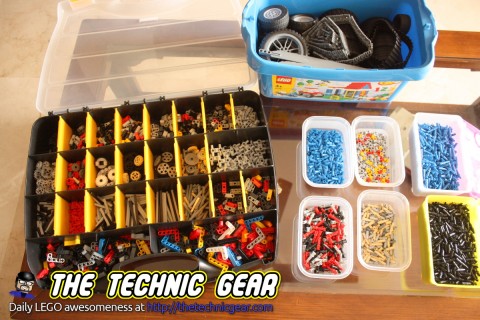 How to sort LEGO Technic bricks