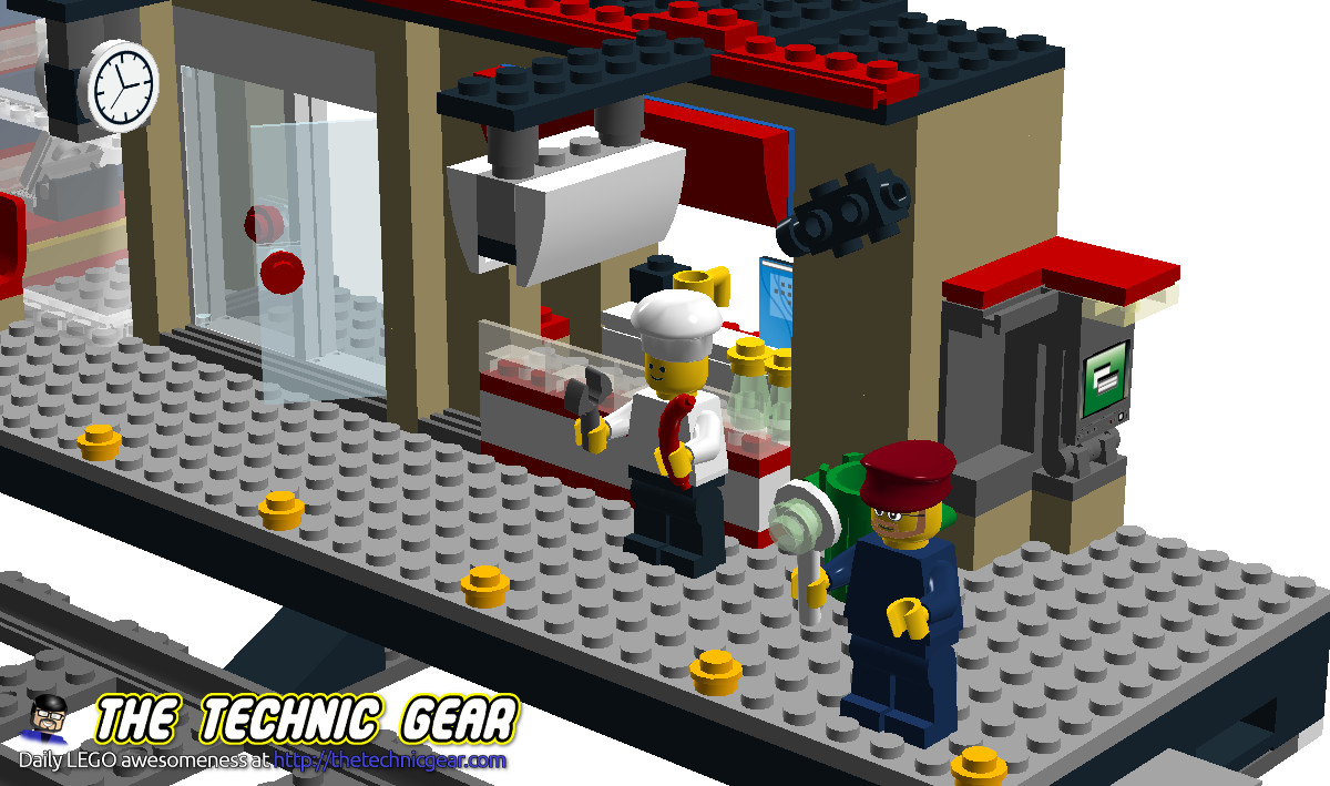 25 Feb 2014  MOC LEGO City 60050 Train Station  1200×709