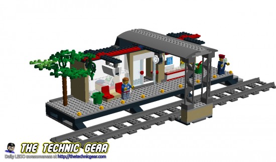 lego city train video