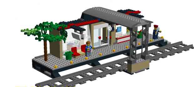 MOC LEGO City 60050 Train Station