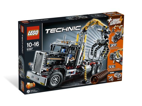 madras Trafik ventilation LEGO Technic 9397 Logging Truck Review - LEGO Reviews & Videos