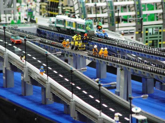 lego city train track bridge