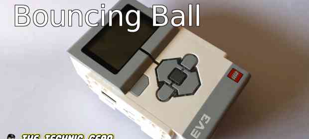 EV3 App: Bouncing ball