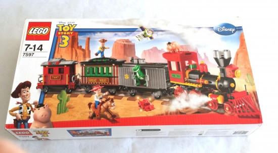 Tren toy story cheap lego