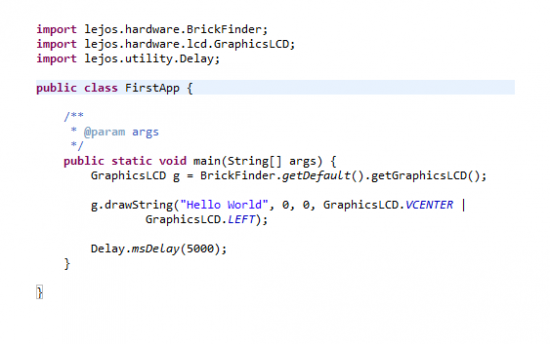 helloworld-lejos