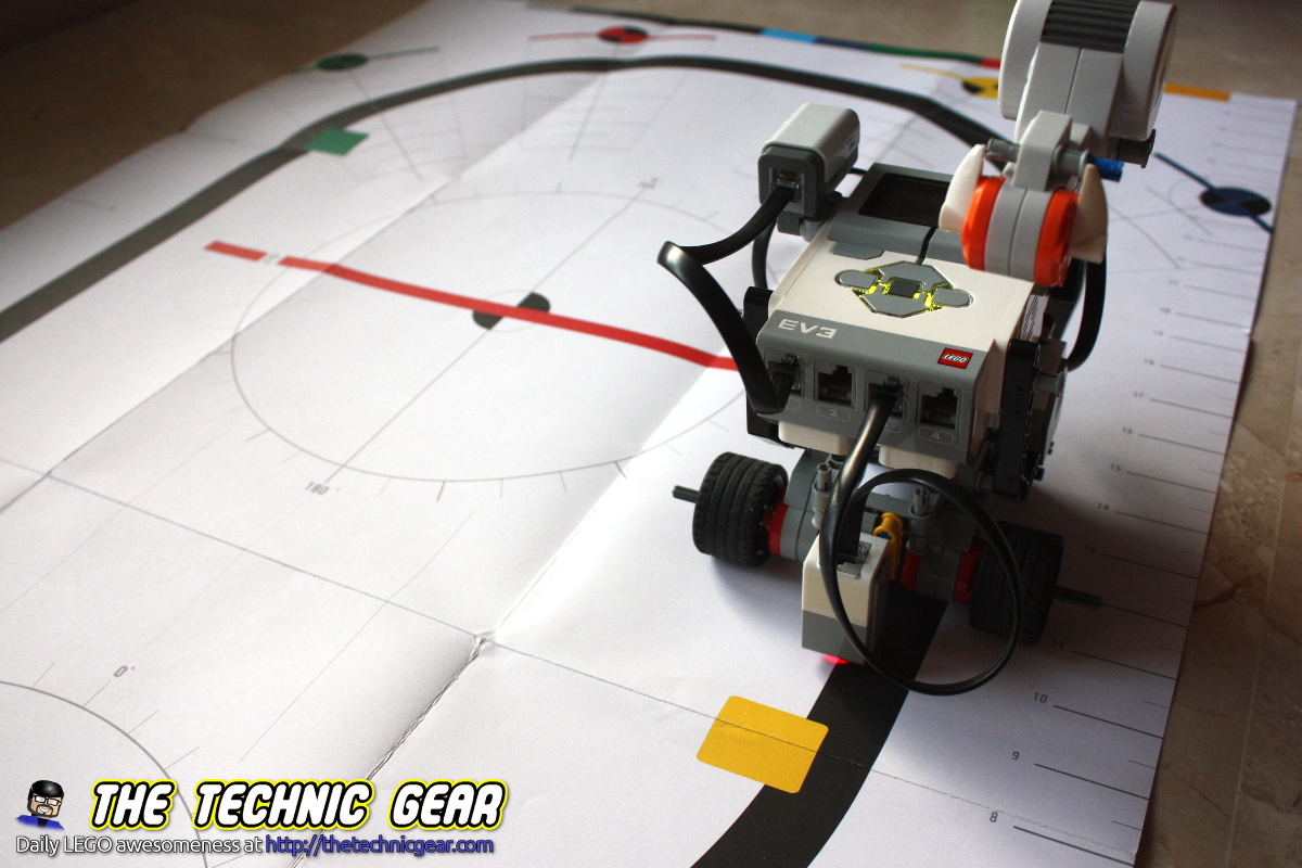 HOWTO create a Line Following Robot using Mindstorms LEGO